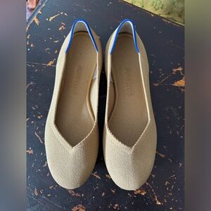 Rothy’s round toe tan flats